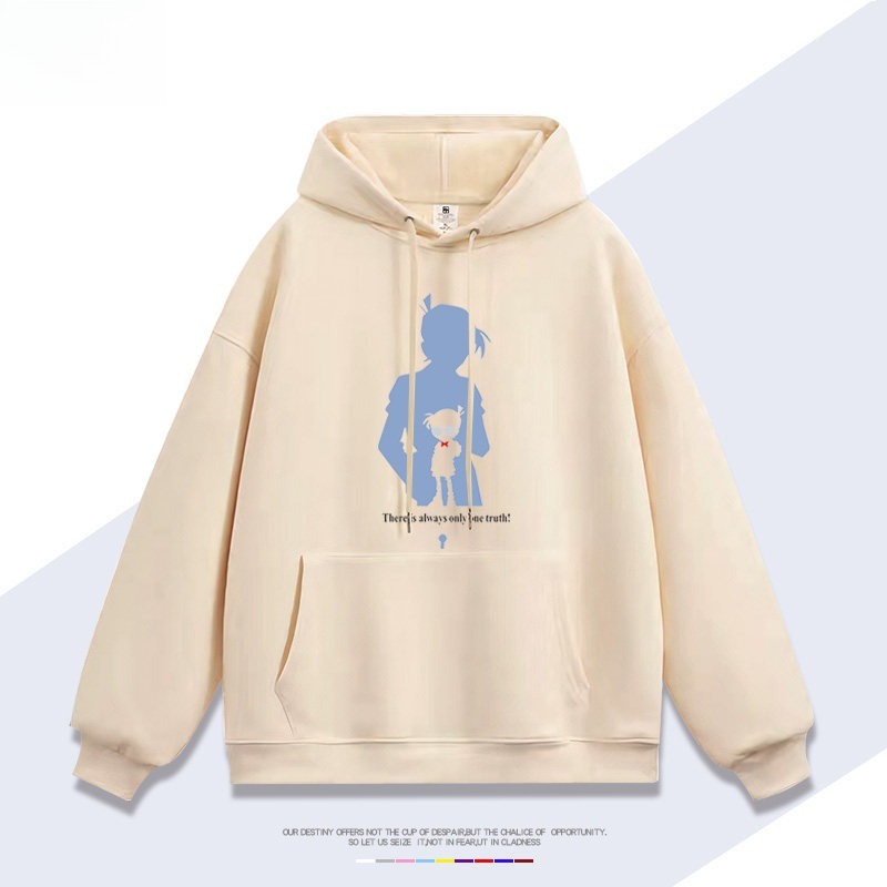 名偵探柯南 聯名衛衣新款 親子情侶裝連帽衛衣