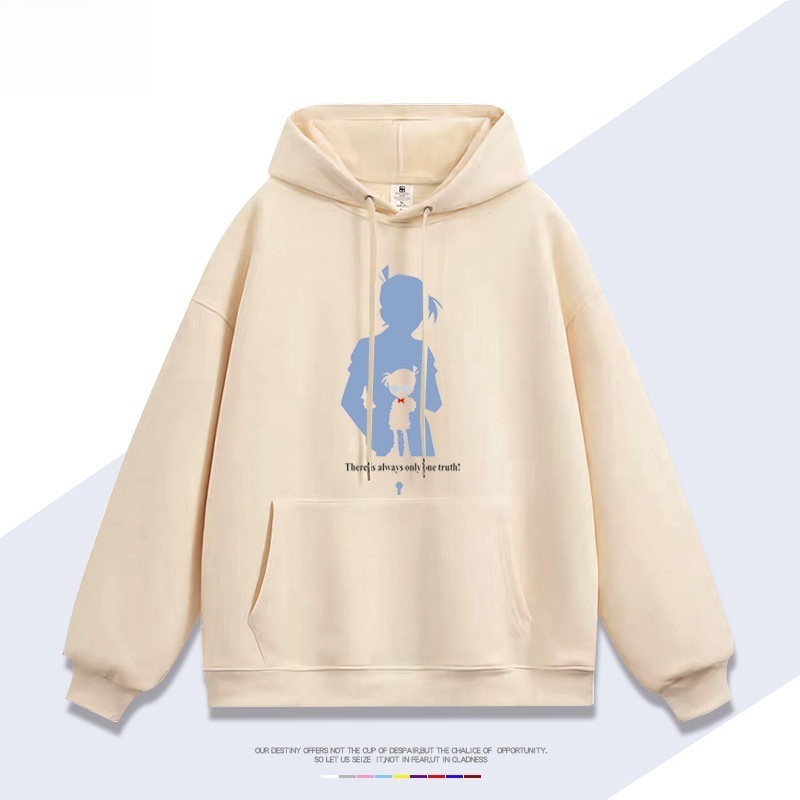 名偵探柯南 聯名衛衣新款 親子情侶裝連帽衛衣