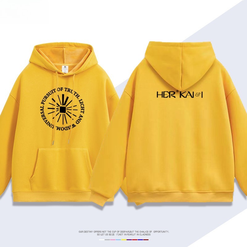 欧文同款 聯名衛衣2026秋冬新款 親子情侶裝連帽衛衣