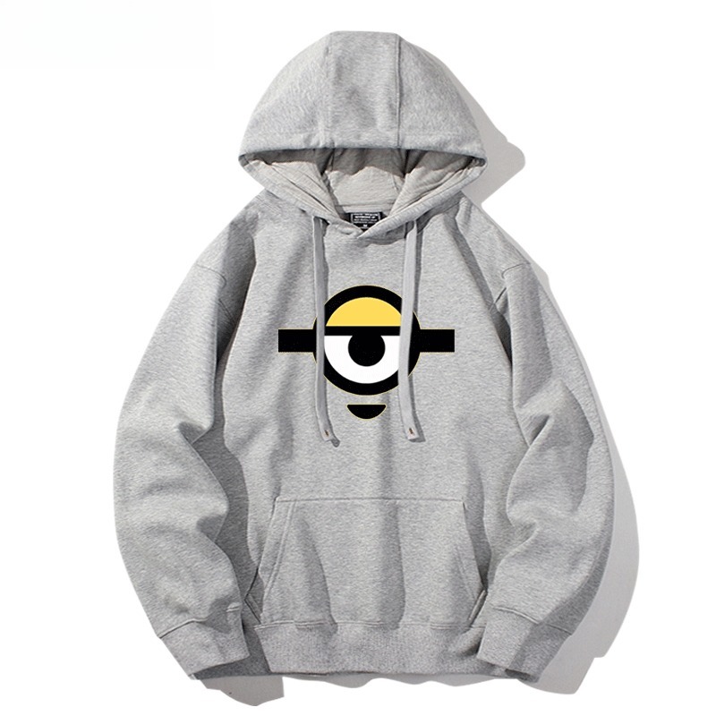 神偷奶爸小黃人新款 親子情侶男女連帽衛衣