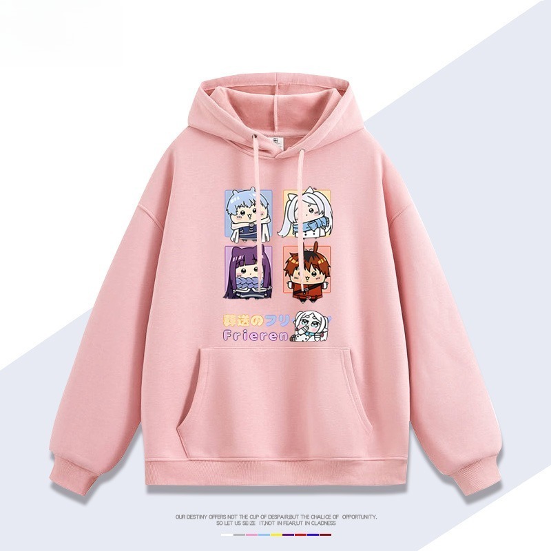 吉伊咔哇x葬送的芙莉蓮新款 親子情侶男女連帽衛衣