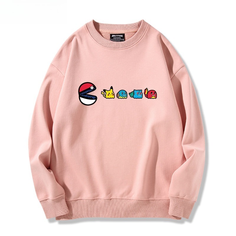 精靈寶可夢星之卡比 聯名親子情侶裝 圓領長袖