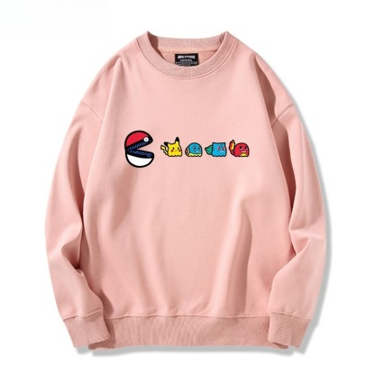 精靈寶可夢星之卡比 聯名親子情侶裝 圓領長袖