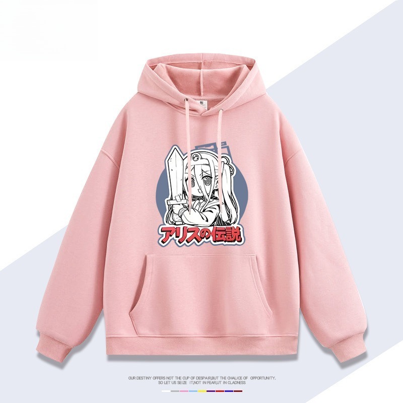 碧藍檔案愛麗絲新款 親子情侶男女連帽衛衣
