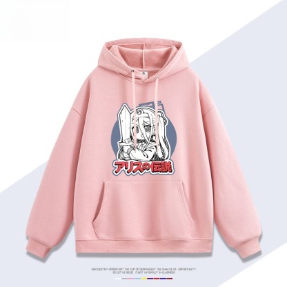 碧藍檔案愛麗絲新款 親子情侶男女連帽衛衣