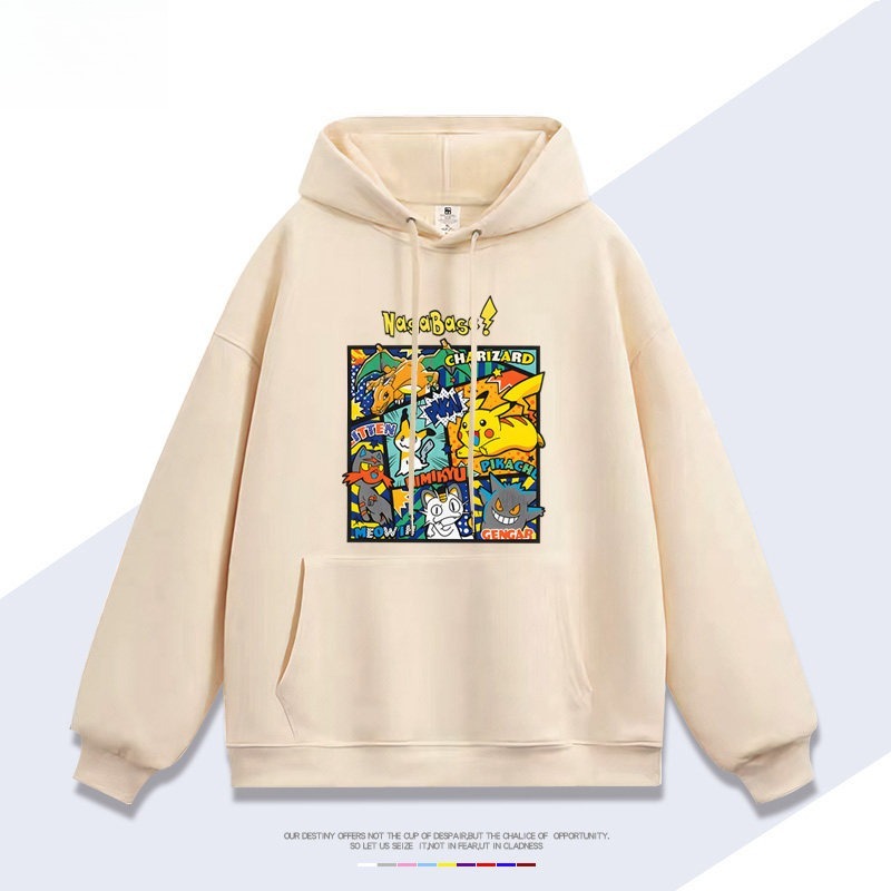 精靈寶可夢 聯名衛衣2026秋冬新款 親子情侶裝連帽衛衣