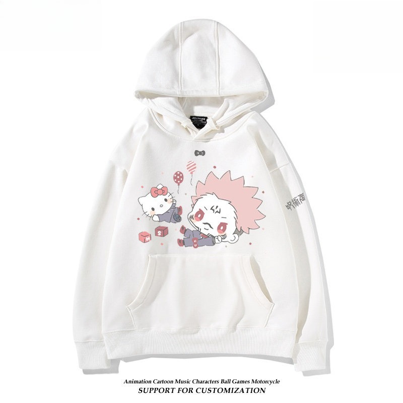 咒術迴戰 聯名衛衣2026秋冬新款親子情侶裝連帽衛衣