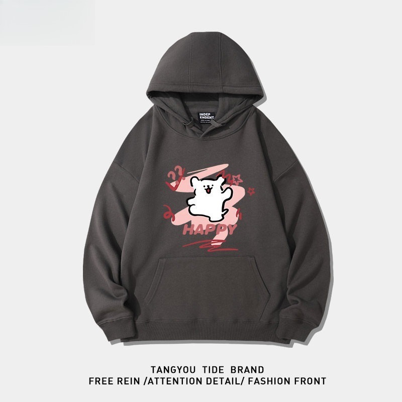 線條小狗 聯名衛衣2026秋冬新款親子情侶裝 圓領長袖/連帽衛衣