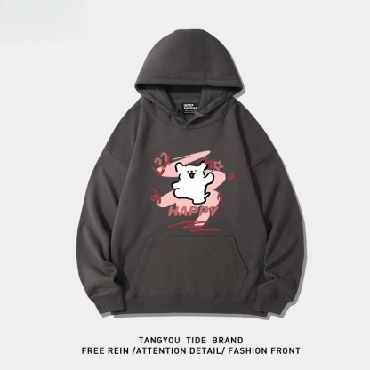 線條小狗 聯名衛衣2026秋冬新款親子情侶裝 圓領長袖/連帽衛衣