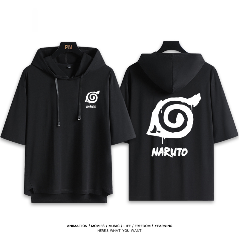 火影忍者 連帽短袖T恤