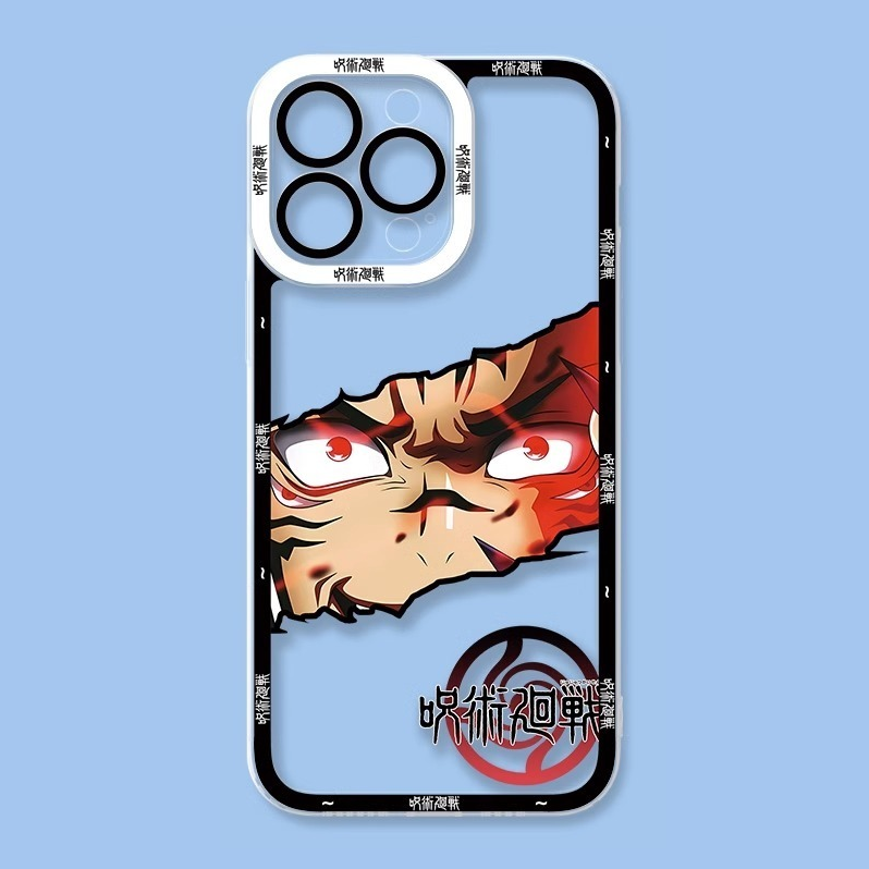 蘋果 系列咒術迴戰天使眼透明防摔軟殼