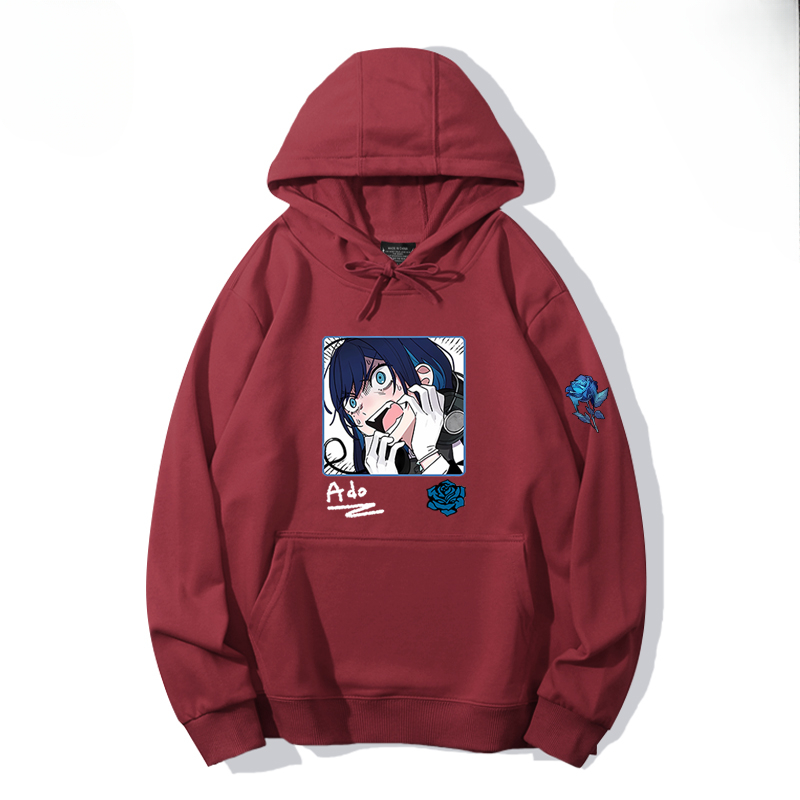 Ado歌手同人 寬鬆百搭 秋冬款 寬鬆連帽衛衣