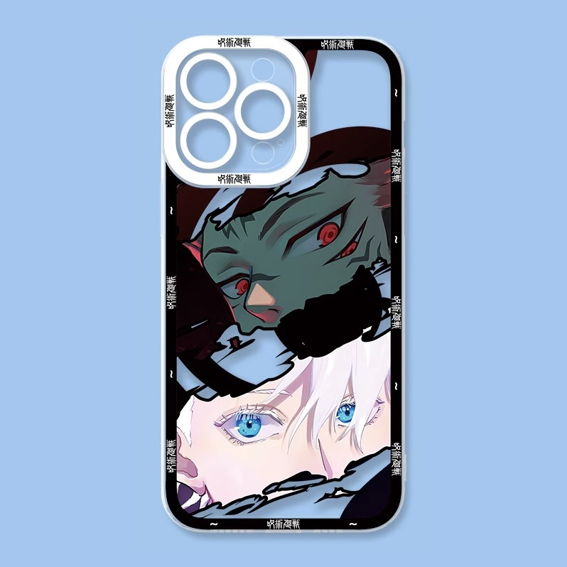 蘋果 系列咒術迴戰天使眼透明防摔軟殼