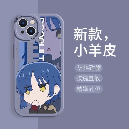 蘋果 系列孤獨搖滾小羊皮防摔軟殼