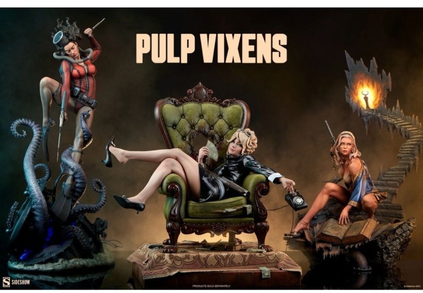 【預購】正版授權 Sideshow 46cm Pulp Vixens系列 殺手歸來