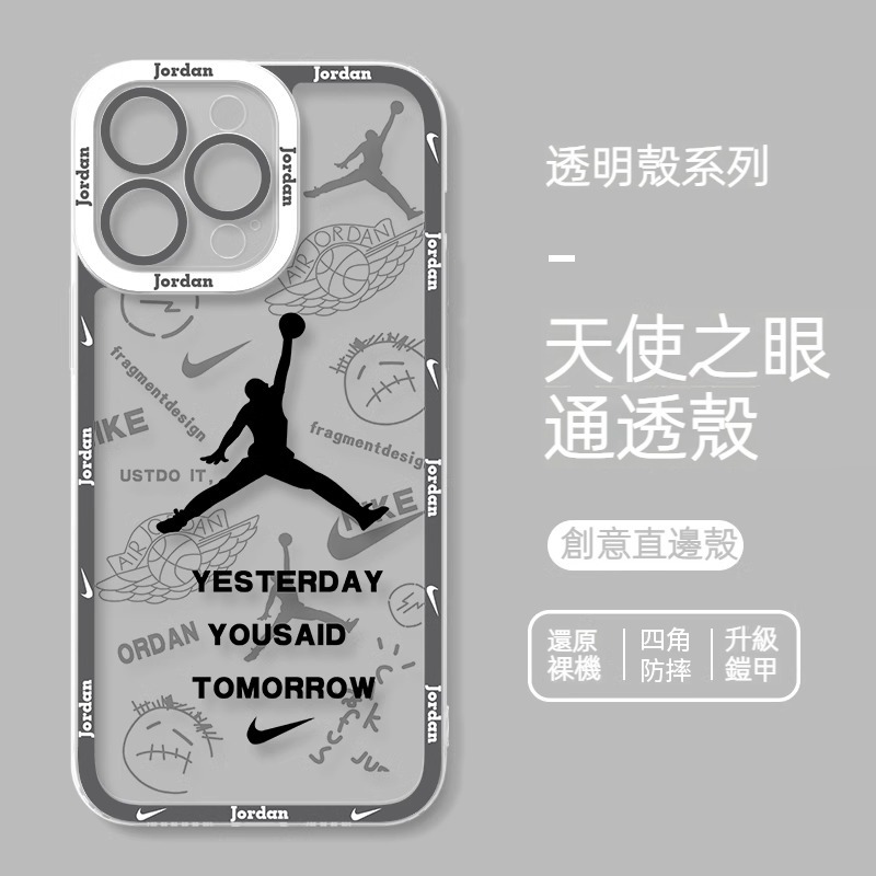 蘋果 系列NBA 貓眼透明防摔軟殼
