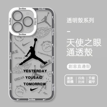 蘋果 系列NBA 貓眼透明防摔軟殼