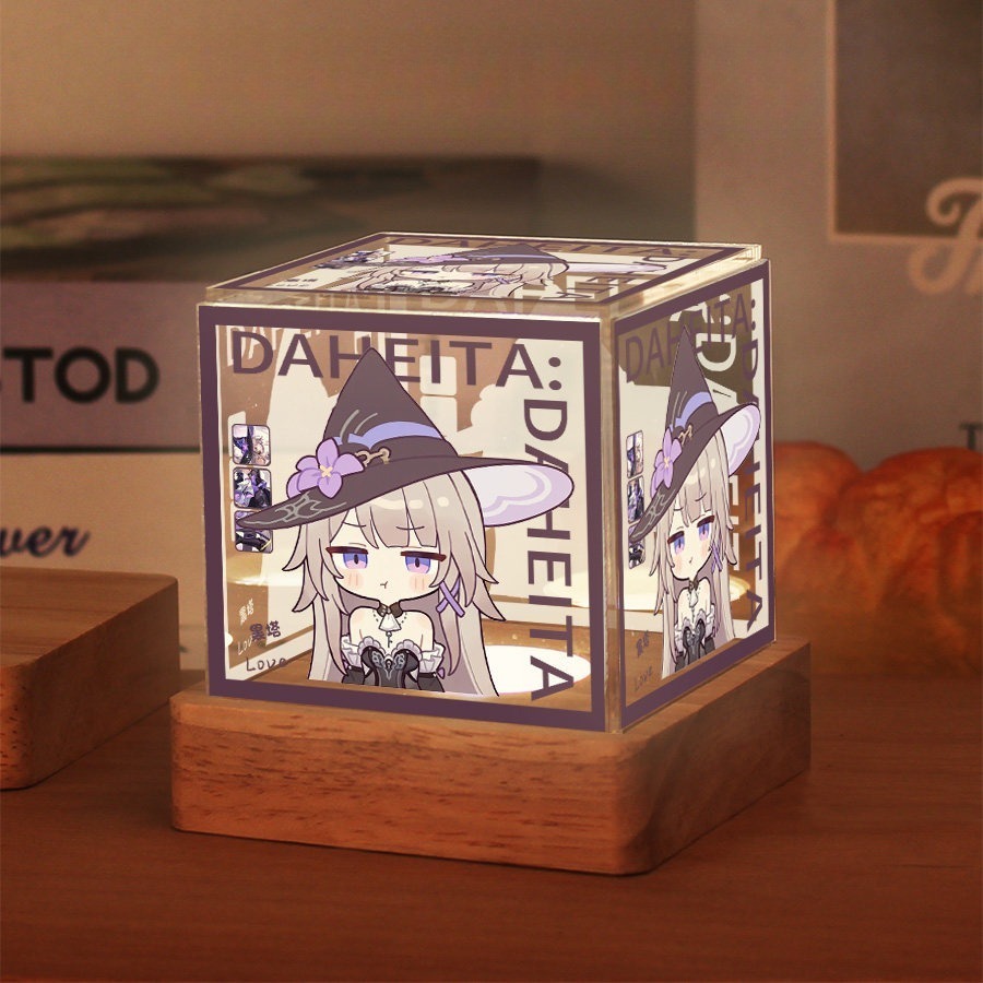 星穹鐵道大黑塔 周邊三色小夜燈【可調節亮度】