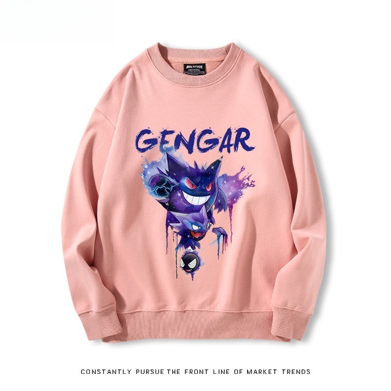 寶可夢耿鬼 聯名親子情侶裝 圓領長袖