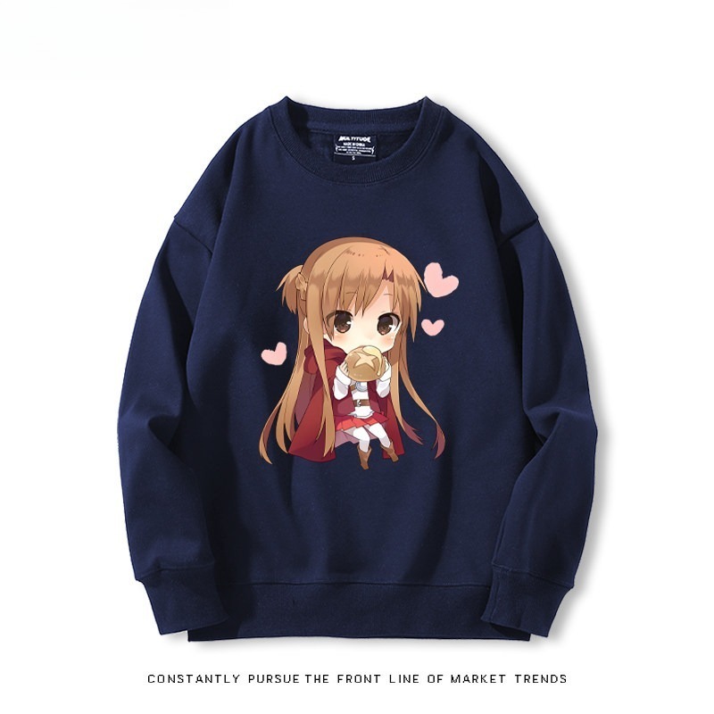 刀劍神域 聯名親子情侶裝 圓領長袖