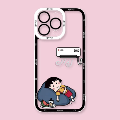 櫻桃小丸子天使眼透明防摔軟殼-ZUIHANG SHOP