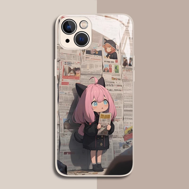 間諜家家酒新款高清全包防摔玻璃殼