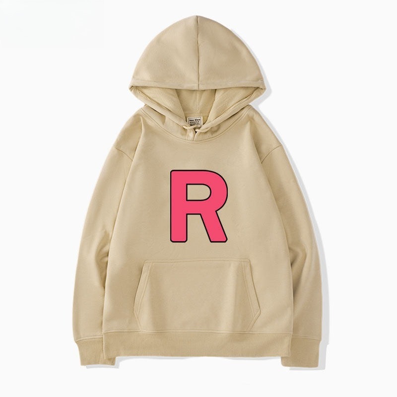 寶可夢火箭隊 聯名衛衣新款 親子情侶裝連帽衛衣