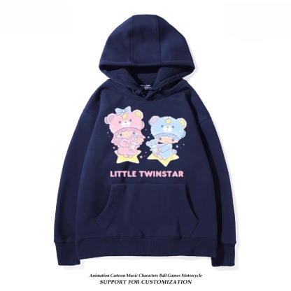 雙子星little twinstars新款 親子情侶男女連帽衛衣