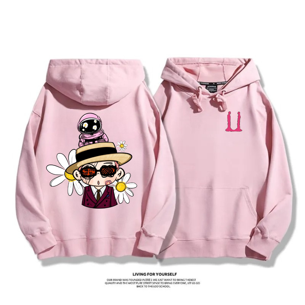 GD權志龍 2025秋冬新款 親子情侶男女連帽衛衣