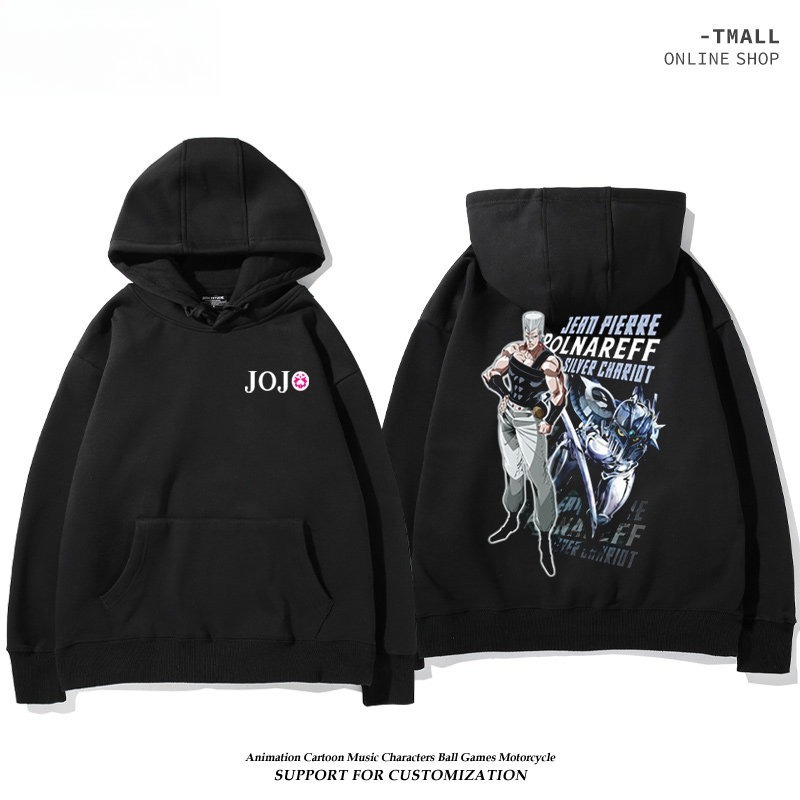 JOJO的奇妙冒險 親子情侶男女連帽衛衣
