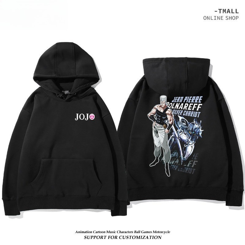 JOJO的奇妙冒險 親子情侶男女連帽衛衣