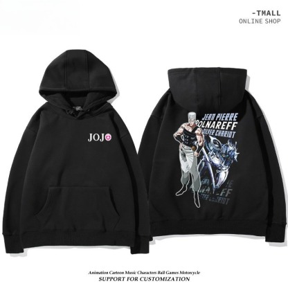 JOJO的奇妙冒險 親子情侶男女連帽衛衣