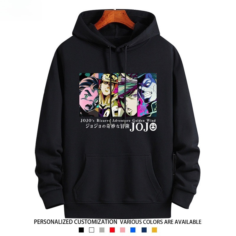 JOJO的奇妙冒險衛衣新款 親子情侶裝連帽衛衣