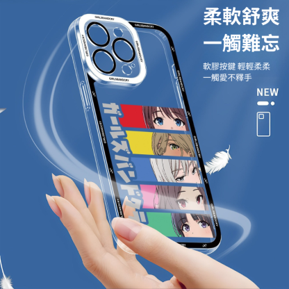 Girls Band Cry天使眼透明防摔軟殼