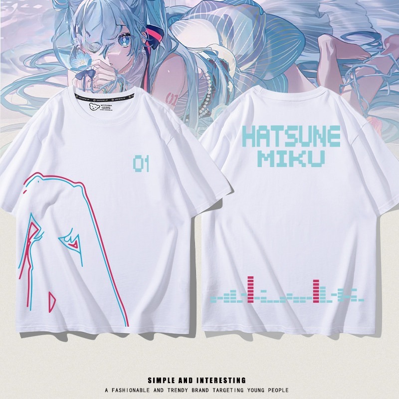 初音未來周邊 印花短袖T恤