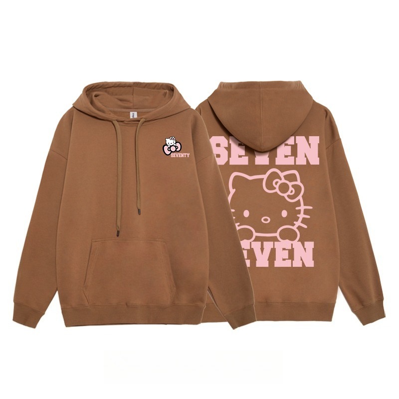 Hello Kitty凱蒂貓新款 親子情侶男女連帽衛衣