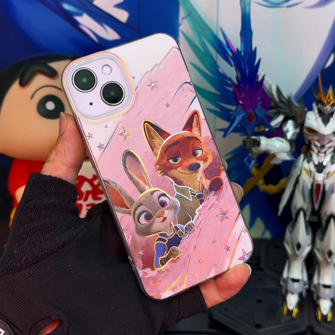 動物方城市 極光金漸變手機殼