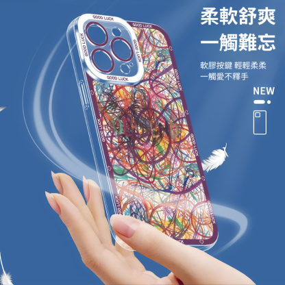 王嘉爾天使眼透明手機殼