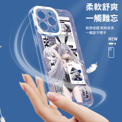 靠死亡遊戲混飯吃天使眼透明手機殼