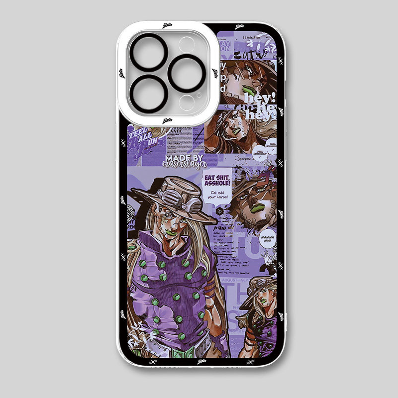 JOJO 的奇妙冒險 飆馬野郎 傑洛齊貝林天使眼透明手機殼