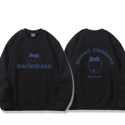 Chiikawa吉伊咔哇聯名親子情侶裝 圓領長袖