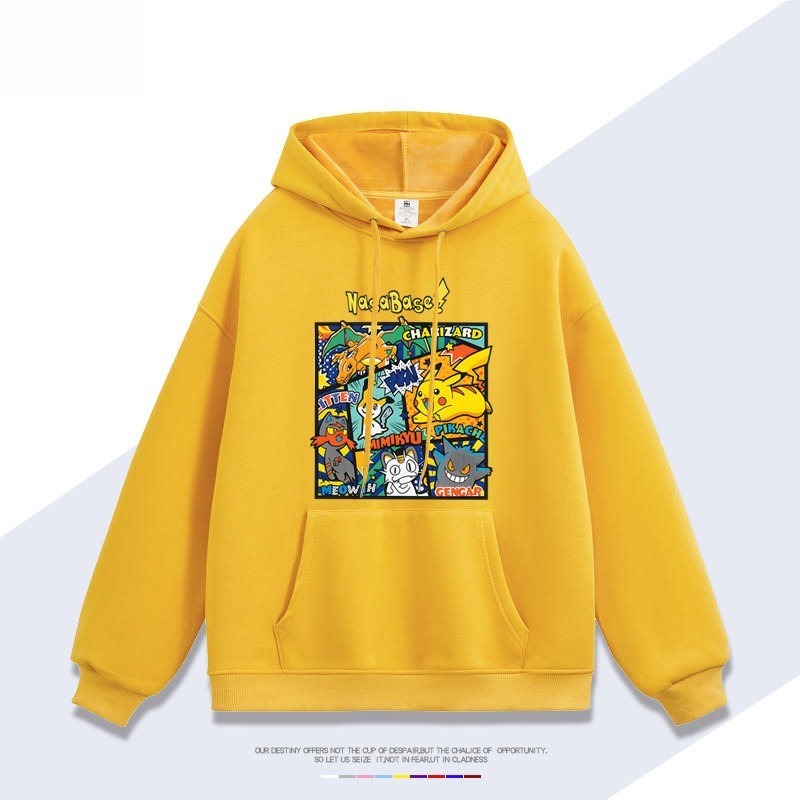 精靈寶可夢 聯名衛衣2026秋冬新款 親子情侶裝連帽衛衣