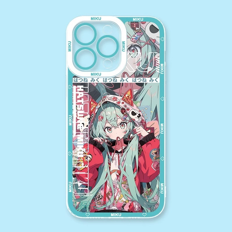 初音未來天使眼透明防摔軟殼