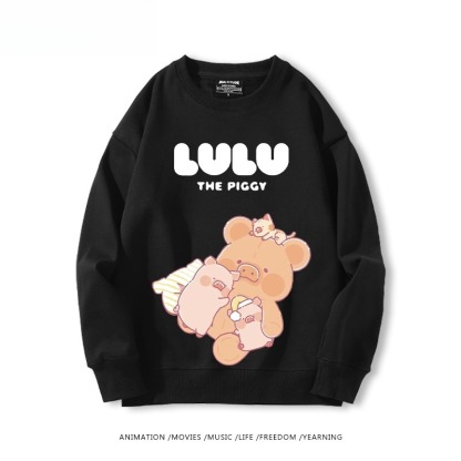 LuLu豬 聯名親子情侶裝 圓領長袖