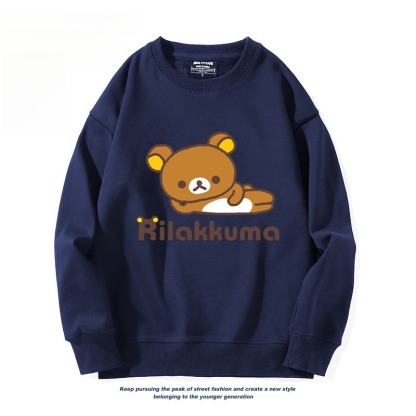 日系拉拉熊 聯名親子情侶裝 圓領長袖