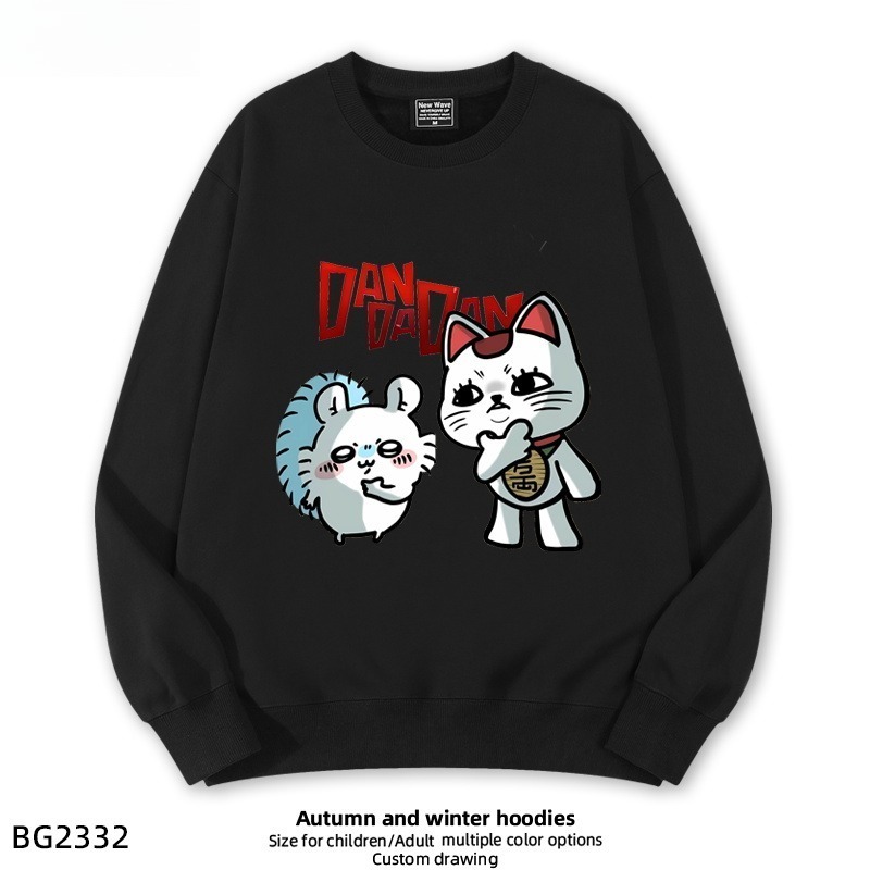 高速婆婆X小桃 聯名親子情侶裝 圓領長袖