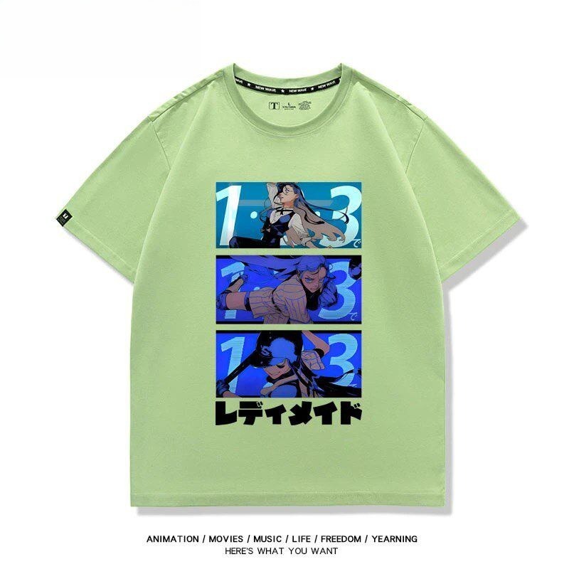 Ado歌手 2026親子情侶男女同款 印花短袖T恤