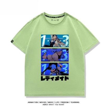 Ado歌手 2026親子情侶男女同款 印花短袖T恤