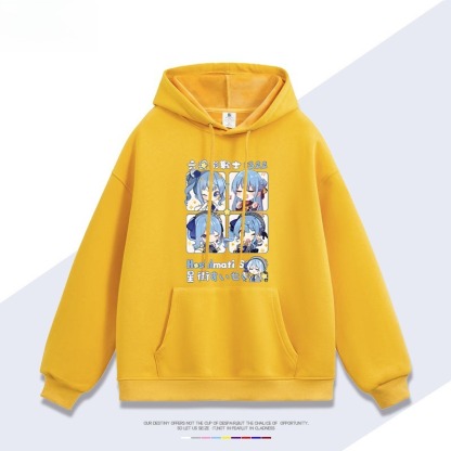 星街彗星hololive虛擬主播Vtuber 親子情侶男女連帽衛衣