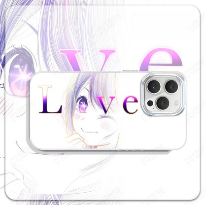 動漫LOVE系列 極光金漸變手機殼